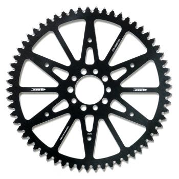 JTR rear sprocket 61 to 63t black