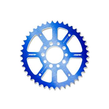 JTR rear sprocket 42 to 52t blue