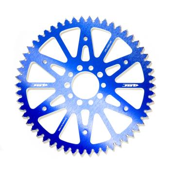 JTR rear sprocket 53 to 54t blue