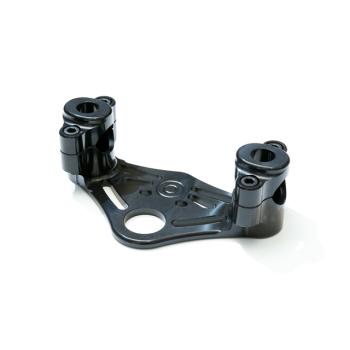 JAWA fork top plate complete black