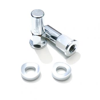 KLS tyre clamp nut set silver