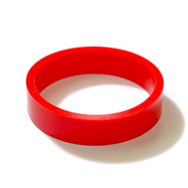 KLS fork suspension band red