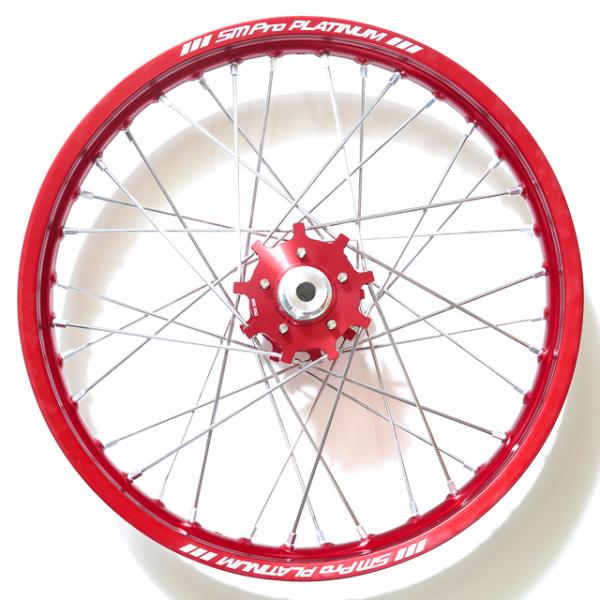 SM PRO rear wheel 19" red