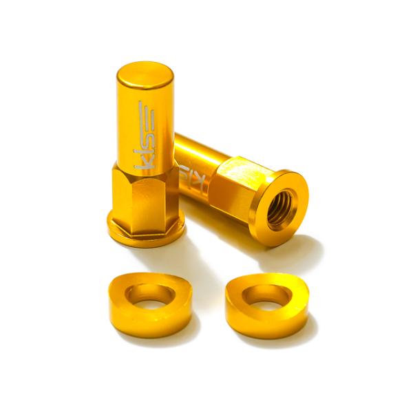 KLS tyre clamp nut set gold